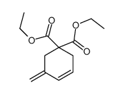 diethyl 5-methylidenecyclohex-3-ene-1,1-dicarboxylate结构式