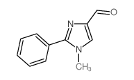 1-METHYL-2-PHENYL-1H-IMIDAZOLE-4-CARBALDEHYDE structure