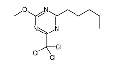 2-methoxy-4-pentyl-6-(trichloromethyl)-1,3,5-triazine Structure