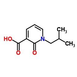 1-Isobutyl-2-oxo-1,2-dihydro-3-pyridinecarboxylic acid Structure