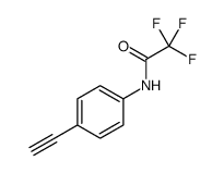 Acetamide, N-(4-ethynylphenyl)-2,2,2-trifluoro- structure