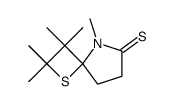 1-Thia-5-azaspiro[3.4]octane-6-thione,2,2,3,3,5-pentamethyl- structure