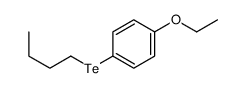1-butyltellanyl-4-ethoxybenzene Structure