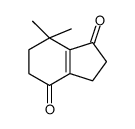 7,7-dimethyl-2,3,5,6-tetrahydroindene-1,4-dione Structure