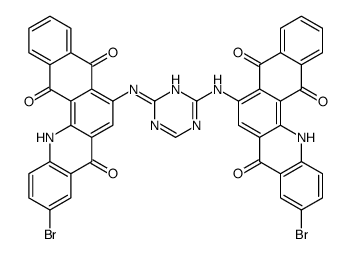 6,6'-(1,3,5-triazine-2,4-diyldiimino)bis[10-bromonaphth[2,3-c]acridine-5,8,14(13H)-trione] picture