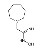 2-(azepan-1-yl)-N'-hydroxyethanimidamide结构式