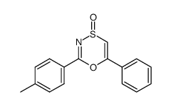 6-phenyl-2-(p-tolyl)-1,4,3-oxathiazine-4-oxide Structure