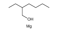1-Hexanol, 2-ethyl-, magnesium salt结构式
