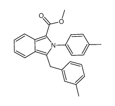 methyl 3-(3-methylbenzyl)-2-p-tolyl-2H-isoindole-1-carboxylate Structure