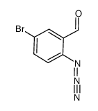 2-azido-5-bromobenzaldehyde结构式