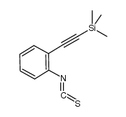 2-(2-(trimethylsilyl)ethynyl)phenyl isothiocyanate Structure