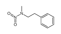 N-Methyl-N-nitro-β-phenethylamine结构式