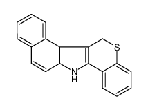 6,13-Dihydrobenzo[e][1]benzothiopyrano[4,3-b]indole结构式