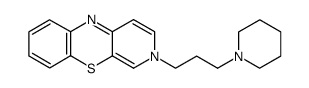 2-(3-piperidin-1-yl-propyl)-2H-benzo[b]pyrido[4,3-e][1,4]thiazine结构式