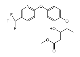 methyl 3-hydroxy-4-[4-[5-(trifluoromethyl)pyridin-2-yl]oxyphenoxy]pentanoate Structure