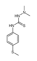 1-(dimethylamino)-3-(4-methylsulfanylphenyl)thiourea Structure
