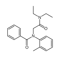 N-[2-(diethylamino)-2-oxoethyl]-N-(2-methylphenyl)benzamide结构式