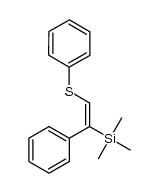 trimethyl(1-phenyl-2-(phenylthio)vinyl)silane结构式