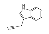 1H-Indol-3-ylacetonitrile Structure