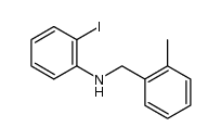 2-iodo-N-(2-methylbenzyl)aniline Structure