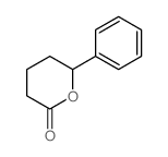 2H-Pyran-2-one,tetrahydro-6-phenyl- Structure