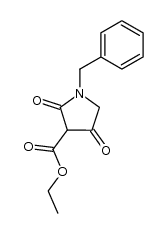 ethyl 1-benzyl-2,4-dioxopyrrolidine-3-carboxylate Structure