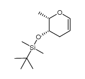 tert-butyldimethyl-[(2S)-methyl-3,4-dihydro-2H-pyran-(3S)-yloxy]silane Structure