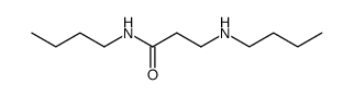 N,N'-dibutyl-3-aminopropanamide Structure