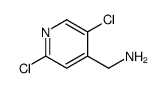 (2,5-dichloropyridin-4-yl)methanamine结构式