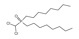 di-n-octyl-dichloromethylphosphine oxide Structure