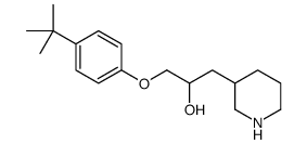 1-(4-tert-butylphenoxy)-3-piperidin-3-ylpropan-2-ol Structure