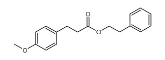 2-phenylethyl 3-(4'-methoxyphenyl)propanoate Structure