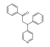 1,3-diphenyl-3-(pyridin-4-yl)propan-1-one Structure