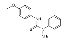 1-amino-3-(4-methoxyphenyl)-1-phenylthiourea结构式