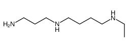 N'-(3-aminopropyl)-N-ethylbutane-1,4-diamine结构式
