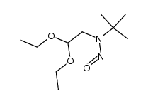 N-(tert-butyl)-N-(2,2-diethoxyethyl)nitrous amide Structure