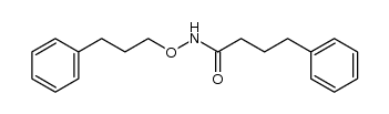 O-[3-phenyl-1-propyl] 4-phenylbutyrohydroxamate结构式