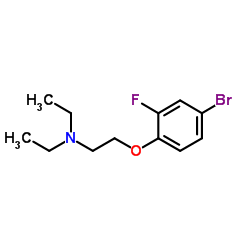 2-(4-Bromo-2-fluorophenoxy)-N,N-diethylethanamine Structure