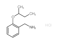 (2-butan-2-yloxyphenyl)methanamine,hydrochloride结构式