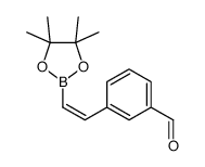 3-formyll-trans-beta-styrylboronic acid pinacol ester structure
