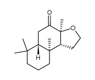 (3aS,5aS,9aS,9bR)-3a,6,6,9a-tetramethyldecahydronaphtho[2,1-b]furan-4(2H)-one结构式