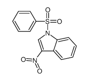 1-(benzenesulfonyl)-3-nitroindole Structure