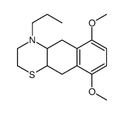 6,9-dimethoxy-4-propyl-2,3,4a,5,10,10a-hexahydro-4H-naphtho(2,3-b)(1,4)thiazine structure