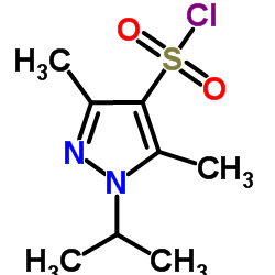 1-Isopropyl-3,5-dimethyl-1H-pyrazole-4-sulfonyl chloride Structure