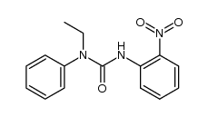 1-ethyl-3-(2-nitrophenyl)-1-phenylurea结构式