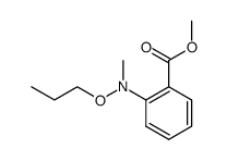 methyl 2-(methyl(propoxy)amino)benzoate结构式