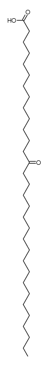 14-oxo-dotriacontanoic acid结构式