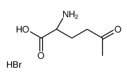 (S)-2-AMINO-5-OXO-HEXANOIC ACID, HYDROBROMIDE Structure