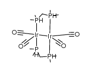 Ir2(CO)4(bis(dimethylphosphino)methane)2结构式
