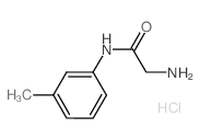 2-Amino-N-(3-methylphenyl)acetamide hydrochloride structure